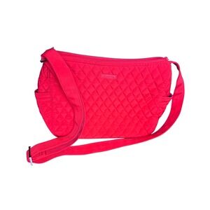 Vera Bradley Red Crossbody Bag Quilted‎ Shoulder Bag Everyday Purse